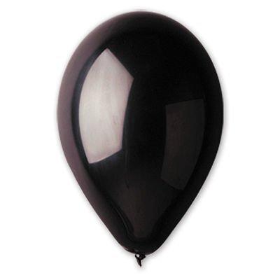 Шар воздушный латексный Пастель 12 (100 шт) Black 1102-0312