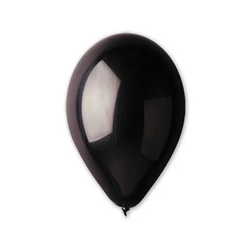Шар воздушный латексный Пастель 12 (100 шт) Black 1102-0312