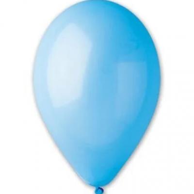 Шар воздушный латексный Пастель 5 (100 шт) Light Blue 1102-0422