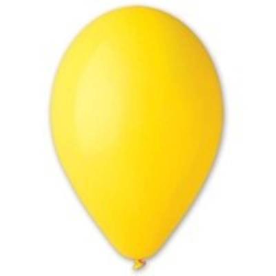 Шар воздушный латексный Пастель 5 (100 шт) Yellow 1102-0415