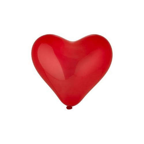 Шар воздушный латексный Сердце Кристалл (50 шт) Красный 1105-0014