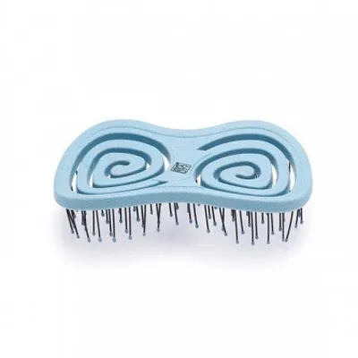 Щетка DBEF35-light blue серия Eco-Friendly, массажная с нейлоновым штифтом, форма бабочка