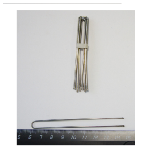 Шпилька для волос (5 шт) 85 мм светлая никелевое покрытие II-3-85 С-112