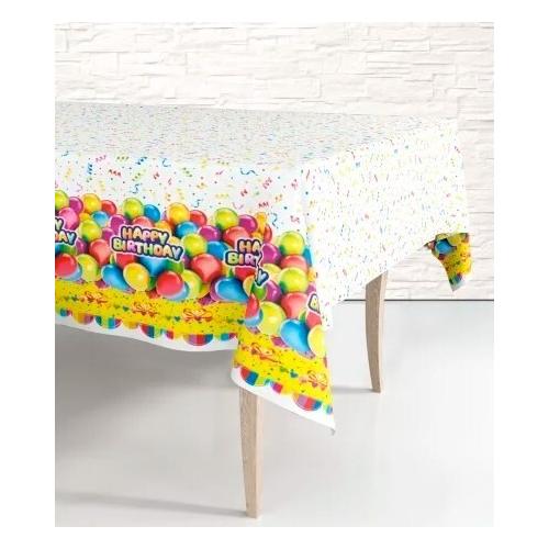 Скатерть 120*180 см ПВД 35 мкм 'День рождения'