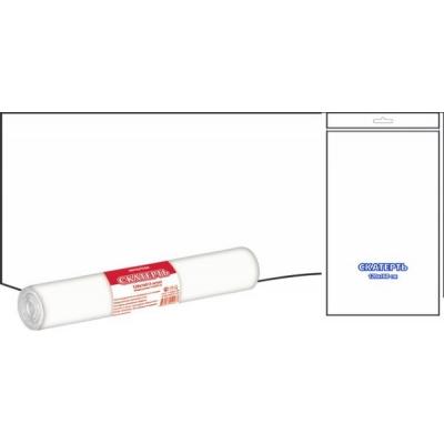 Скатерть 120*800 см Белая ПВД 35 мкм в рулоне 5 шт Цена за рулон