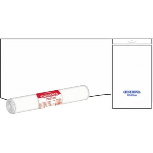 Скатерть 120*800 см Белая ПВД 35 мкм в рулоне 5 шт Цена за рулон