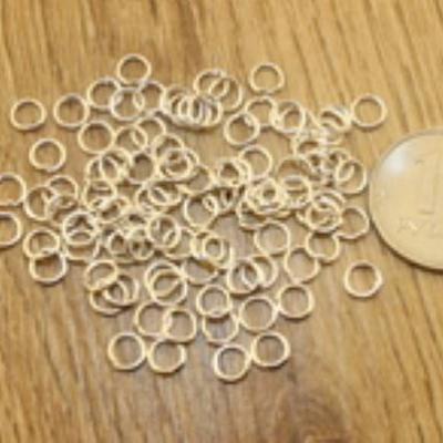 Соединительное кольцо 0,5мм серебро (уп.100гр)