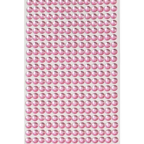 Стразы декоративные (504 шт) 6 мм Светло-розовый 171977