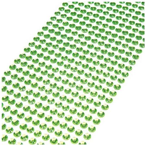 Стразы декоративные (504 шт) 6 мм Светло-зеленый 172251