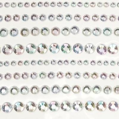 Стразы декоративные (640 шт) 6 мм Радужный 171790