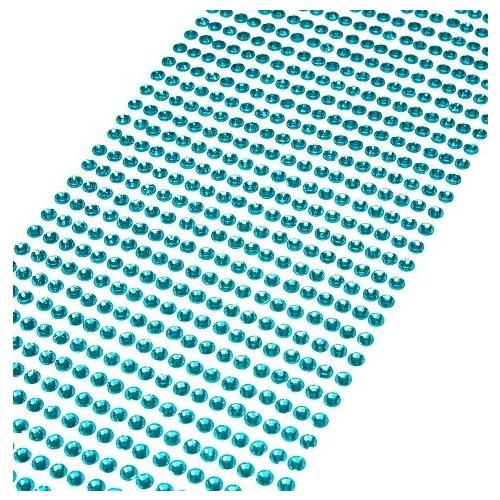 Стразы декоративные (880 шт) 4 мм Голубой 172247