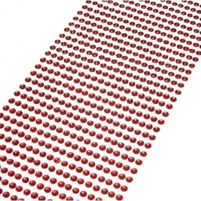 Стразы декоративные (880 шт) 4 мм Красный 172248