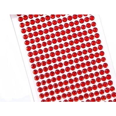 Стразы клеевые 1 полоса 6 мм Красный 2715822