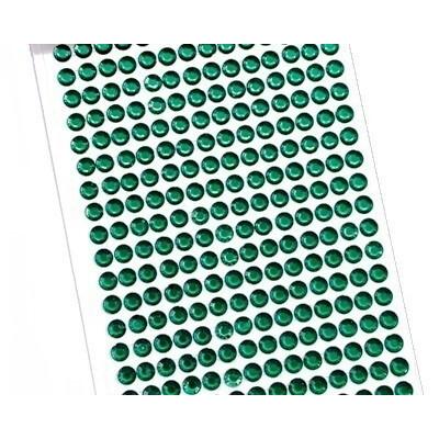 Стразы клеевые 1 полоса 6 мм Зеленый 2715813