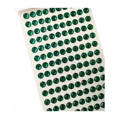 Стразы клеевые 1 полоса 8 мм Зеленый 2715613