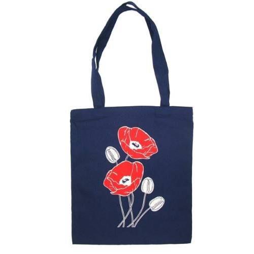 Сумка-шоппер хлопковая 35*40 см с ручками Чёрная с белым рисунком (3 вида) 520143