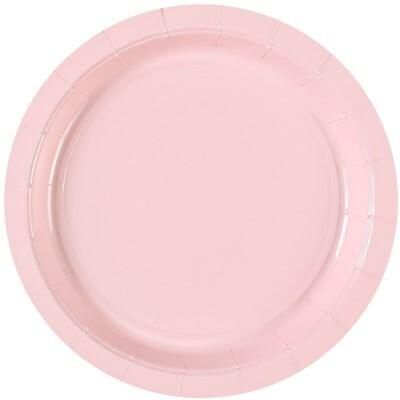 Тарелка бум Пастель розовая 17см 6шт/G 1502-4899