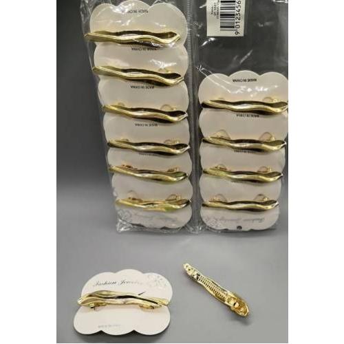 Заколка-автомат для волос металлическая 11281