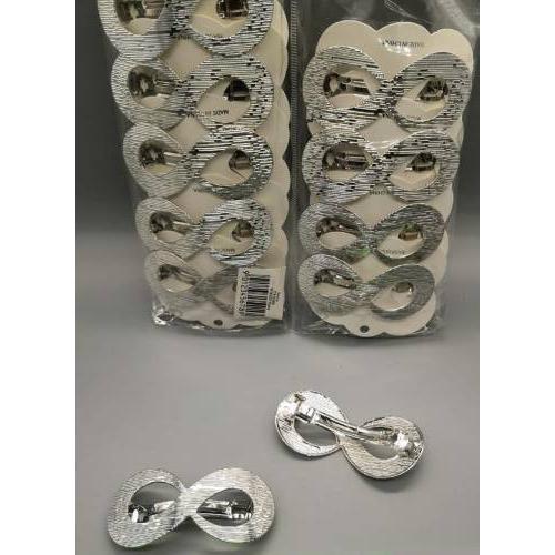 Заколка-автомат для волос металлическая 