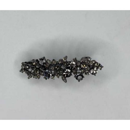 Заколка-автомат для волос со стразами 6.5 см 11264