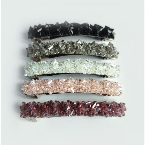 Заколка-автомат для волос стёклышки подвижные (Цена за штуку) 1146