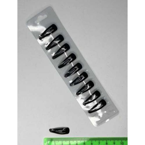 Заколка для волос тик-так 2.8 см уп/10 шт ЦЕНА ЗА УПАКОВКУ 1172