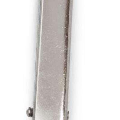 Зажим металлический 6 см (10 шт/уп) Серебро ЦЕНА ЗА УПАКОВКУ 172044