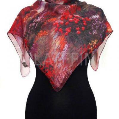 Женский платок с рисунком (70*70 см) 66005