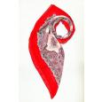Женский шейный платок шифоновый с рисунком (62*62 см) 68148