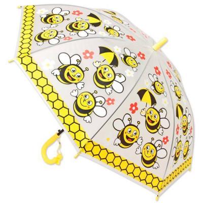 Зонт Пчелка 49см прозрачный матовый